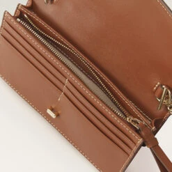 Adelie Wallet With Raffia -Chic & Cozy BAG51738 CuoioNoug 7