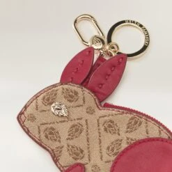 Lapine Coin Purse -Chic & Cozy SMA51697 LatteRed 4